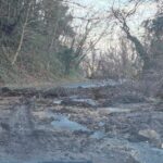 Maltempo, frana la strada provinciale a Solano. Isolata la frazione di Aciarello